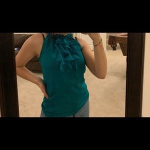 Cute ruffled top! Great for many occasions!